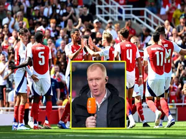 Tin BĐQT 14/08: Paul Scholes tin Arsenal vô địch Premier League 2024/25