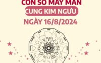 Con số may mắn của cung Kim Ngưu ngày 16/8/2024 ẵm lộc vàng