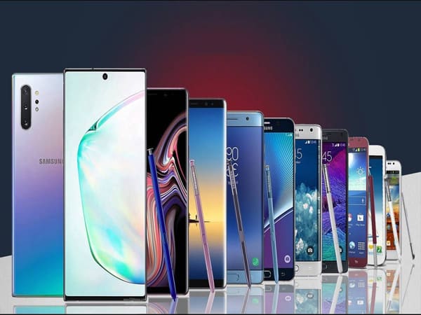 Các dòng Samsung note và hành trình phát triển đổi mới công qua từng thời kỳ