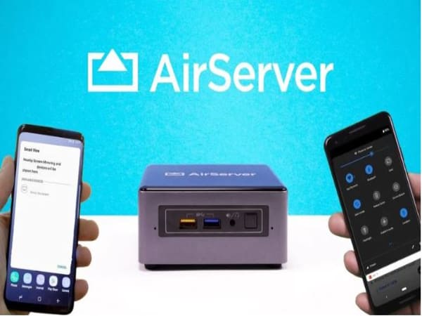 Phần mềm chiếu màn hình điện thoại lên tường AirServer